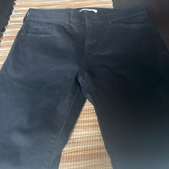 EUC PacSun stacked skinny black jean size 29/32 5 pocket - Picture 1 of 5